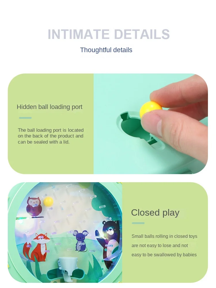 الأطفال الكهربائية دُولابٌ دَوّار لعبة الكرة والدبابيس آلة صغيرة مخلب ممر التعليم المبكر تطوير سطح المكتب لعبة الفول المنتقى لعبة #5