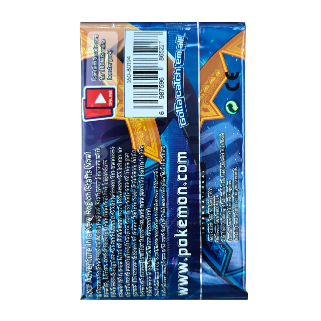 Pok é mon TCG Sun & Moon Booster Box Sealed Trading Card Lunala Solgaleo Incineroar Decidueye Anime Collectible Collection Gift - view 6