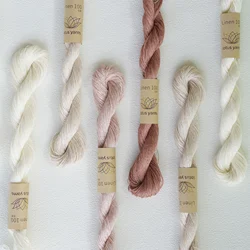 1*50g100% Natural Linen Lace Weight Hand Knitting Crochet Yarn for Summer Fashion Garments Baby Clothes Soft and cool