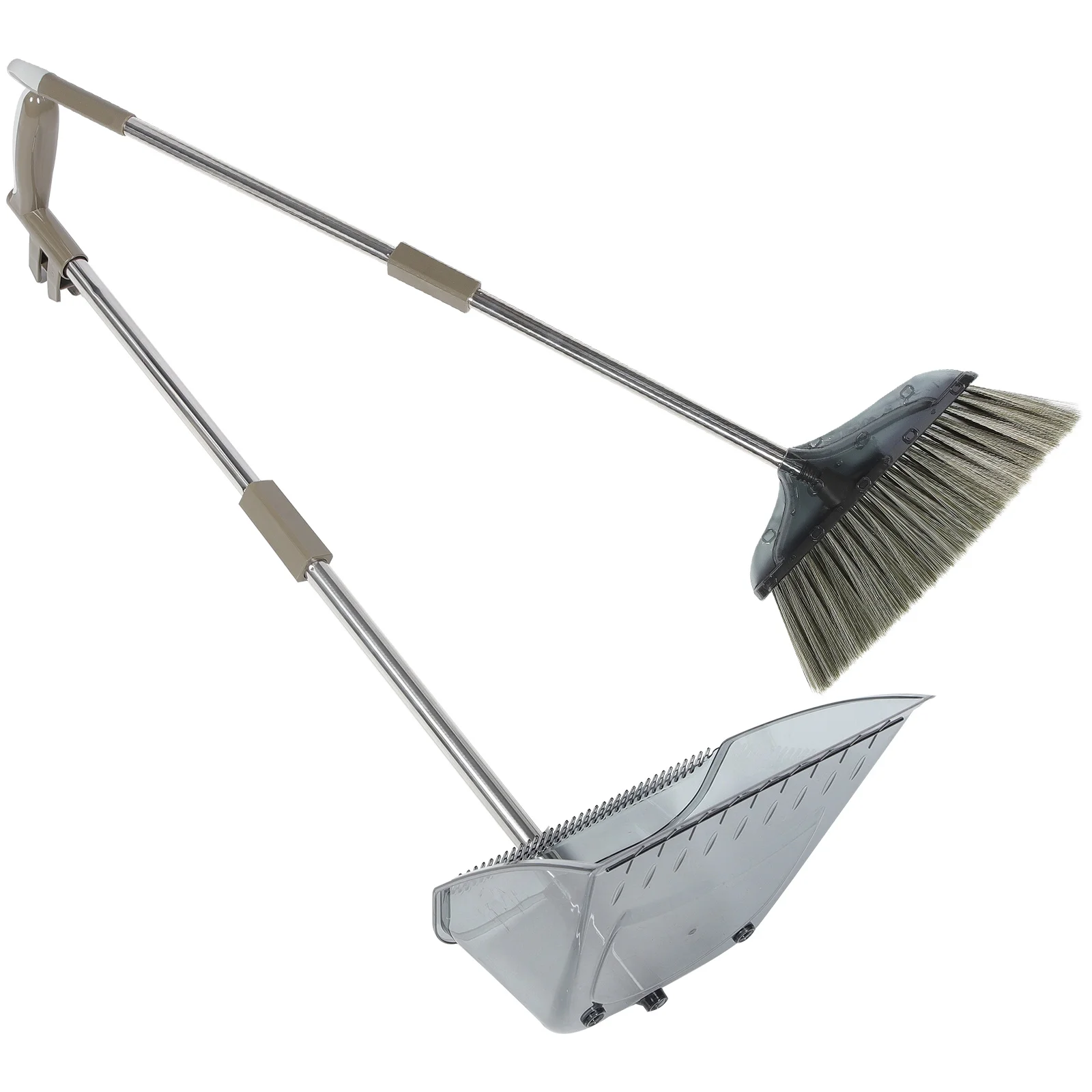 

1 Set Broom Dustpan Set Long Handle Soft Bristle Floor Cleaning Tool Stable Dustpan For Home Hair Garbage Sweeping Household