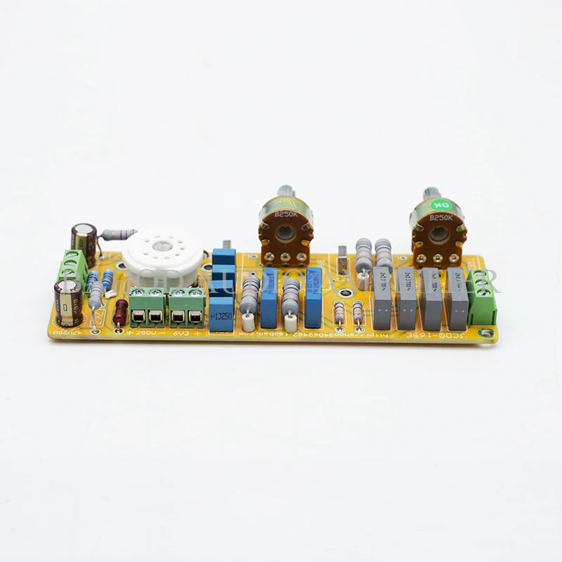 250K potentiometer electronic tube sound plate with active decaying sound board 6N1 6N2 12AX7 12AU7 12AT7 6BQ7