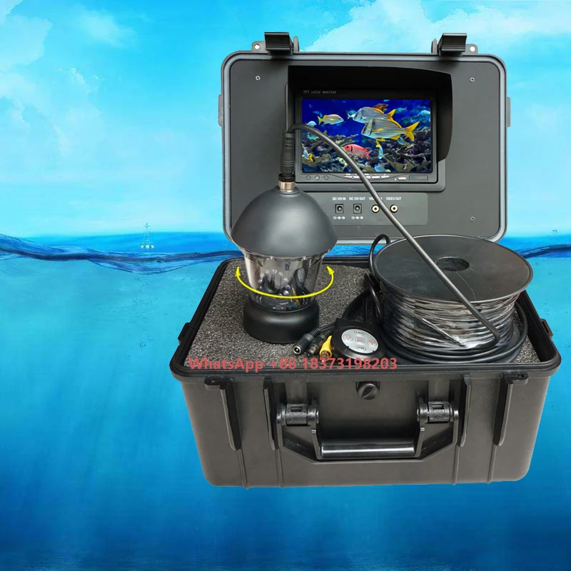 20 Meters 360 Degree Underwater Rotating Fishing 7Inch Hard Plastics Case Underwater Fishing
