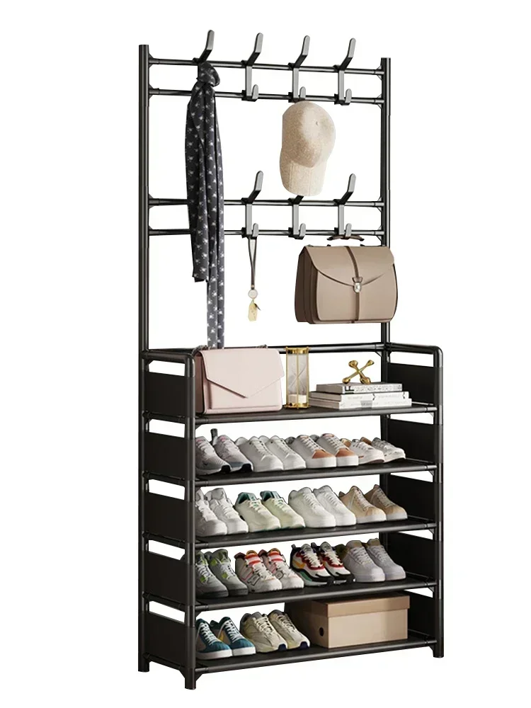 Clothes Hat Hangers Shoe Rack Multi-layer Shoe Rack Simple Floor Shoes and Hat Racks Load-bearing Living Room Organizer Shelf