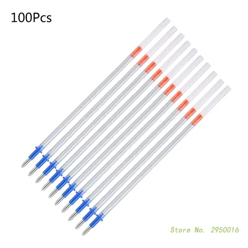 100 Pieces Leather Marking Refills Practical Mercury-Silver Refills Temporary Clothes Marking Tracing Refills for Sewing