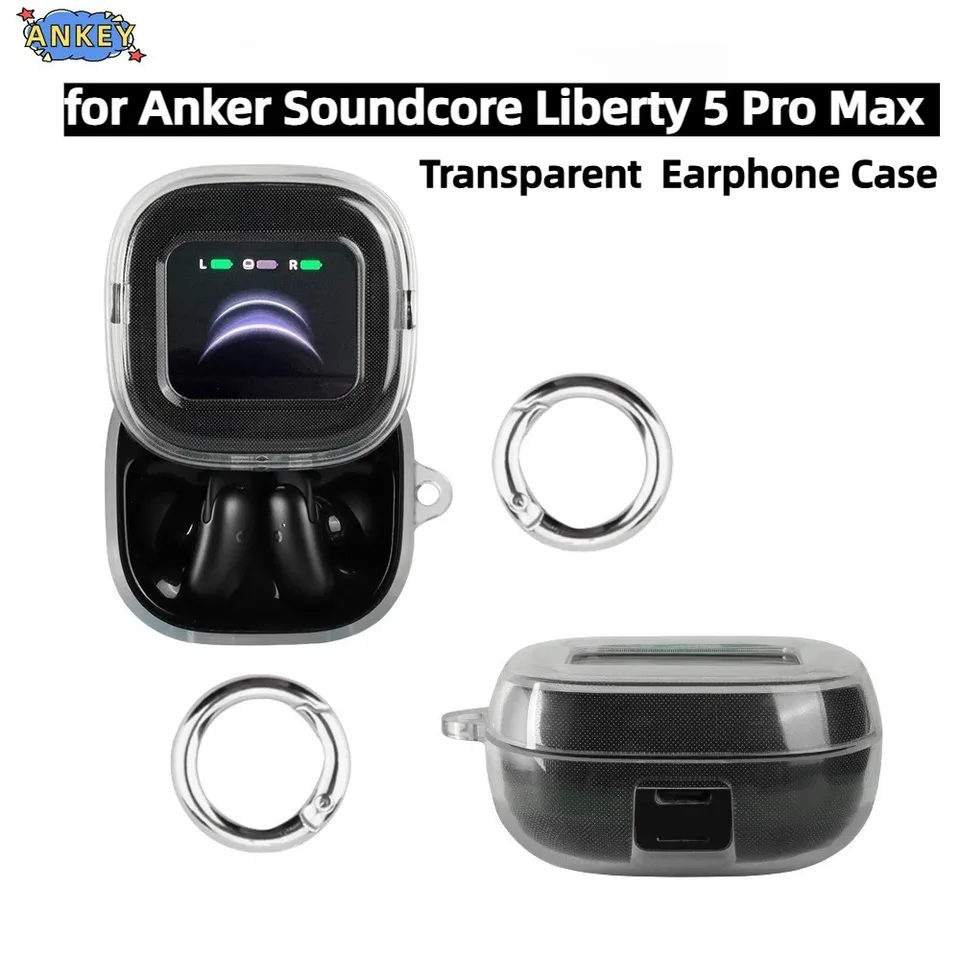 Compatible with Anker Soundcore Liberty 5Pro Max Case Clear Compatible with Anker Soundcore Liberty 5Pro Max Case Clear