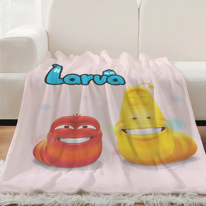 Fluffy Soft Blankets H-Larvas Microfiber Bedding Custom Blanket King Size Blanket Warm Sofa Knee Bed Fleece Camping Decorative