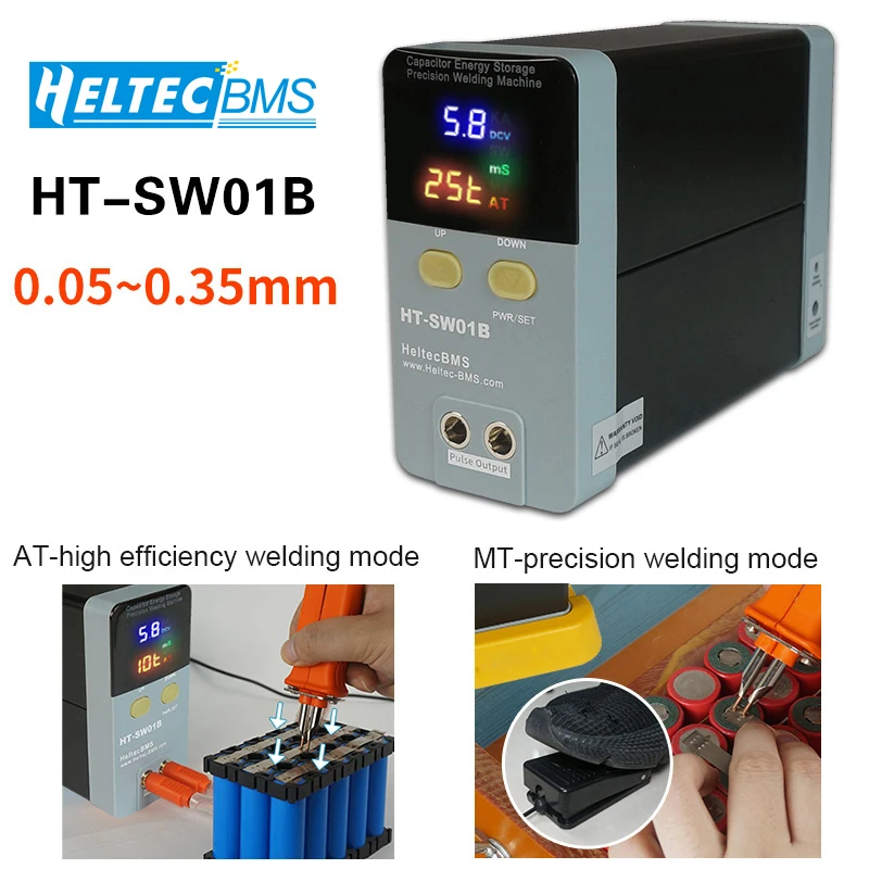 HT-SW01B High Power Battery Spot Welder Efficient  And Precise Spot Welding Machine Energy Storage Welding Copper/Aluminum/Nicke