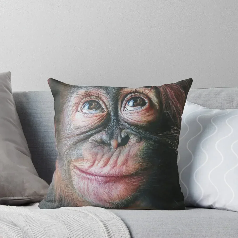 Orangutan Throw Pillow Christmas Pillow Covers Pillow Cases christmas decorations 2025