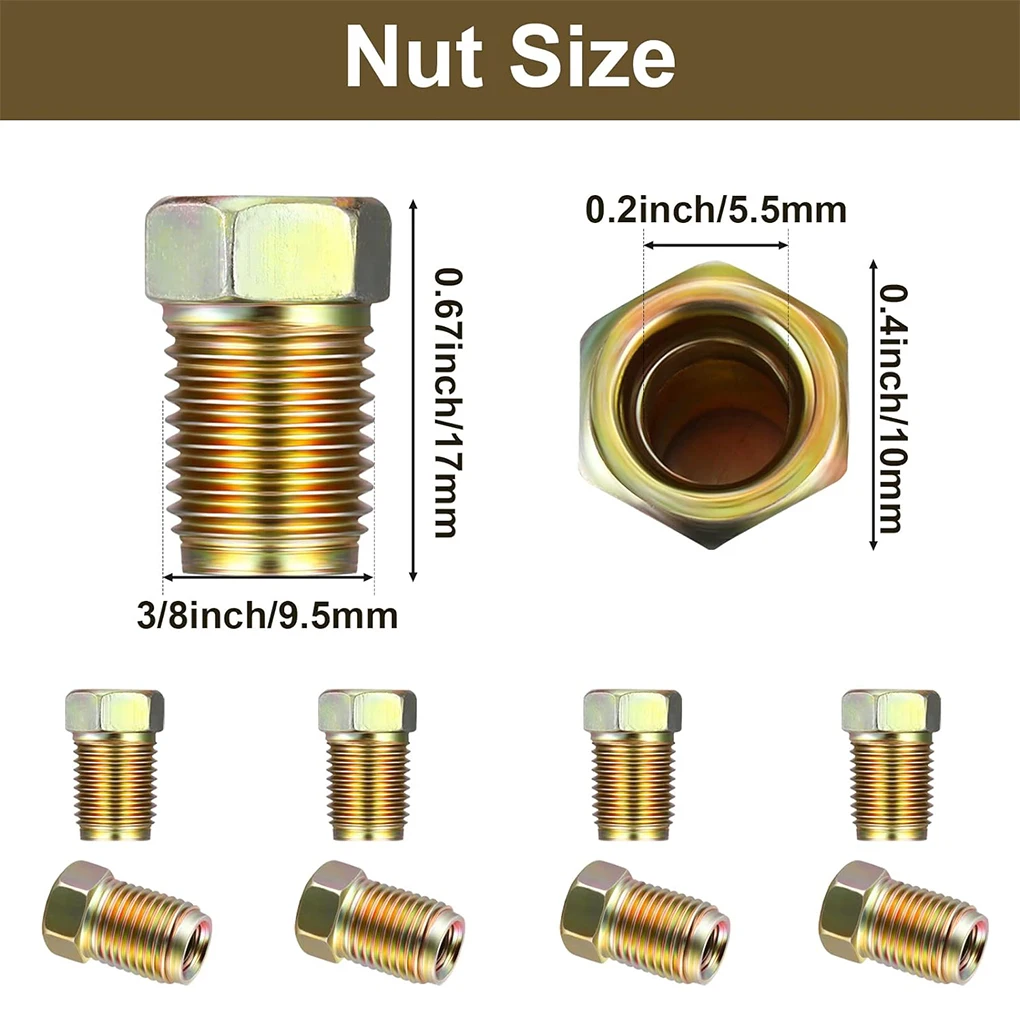 تركيب أنبوب الفرامل لخط الفرامل ، تشكيلة الخيوط ، 4x x بوصة-24