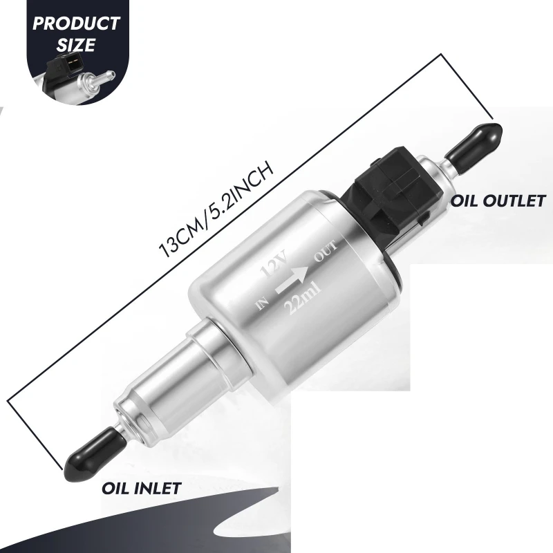 12V 24V Pulse Metering Fuel Pump Electronic Diesel Oil Pump Vehicle Parking Air Heater Diesel Heating System Replacement Part