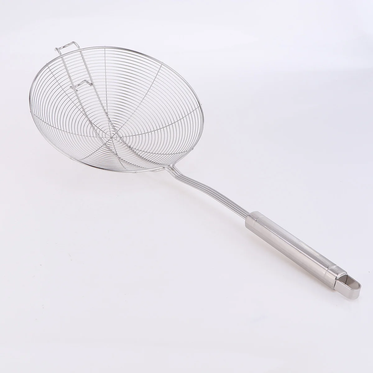 

Stainless Steel Skimmer Ladle 20Cm Silver Wire Mesh Strainer For Hot Pot Frying Pasta Noodle Drainage Food Serving Skimmer