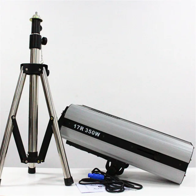 350w 17R  Led Follow Spot Light Wedding Stage Brightness Adjustable 350w Spot 350W Dmx Follow Spot Light With Case Stage
