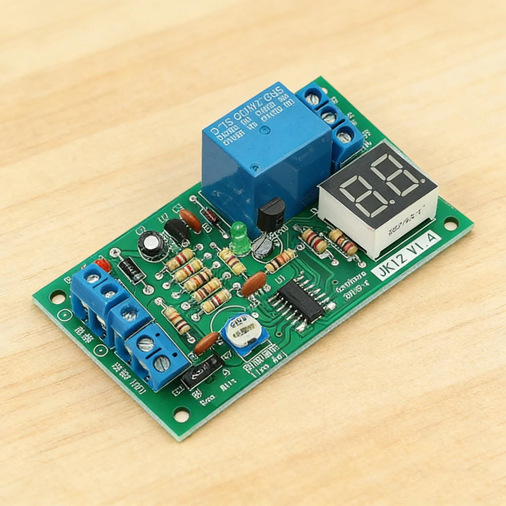 Adjustable Timer 12V Time Delay Relay Built-in Digital Tube Display Real-time Countdown Display For Arduino Projects