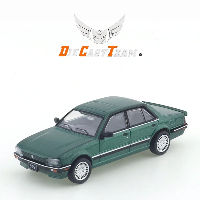 DCT/Shadow 1/64 Peugeot 505 Sedan Wersja Samochód Zabawki ze Stopu Metalu Model Odlewany Prezent na Święta dla Dzieci