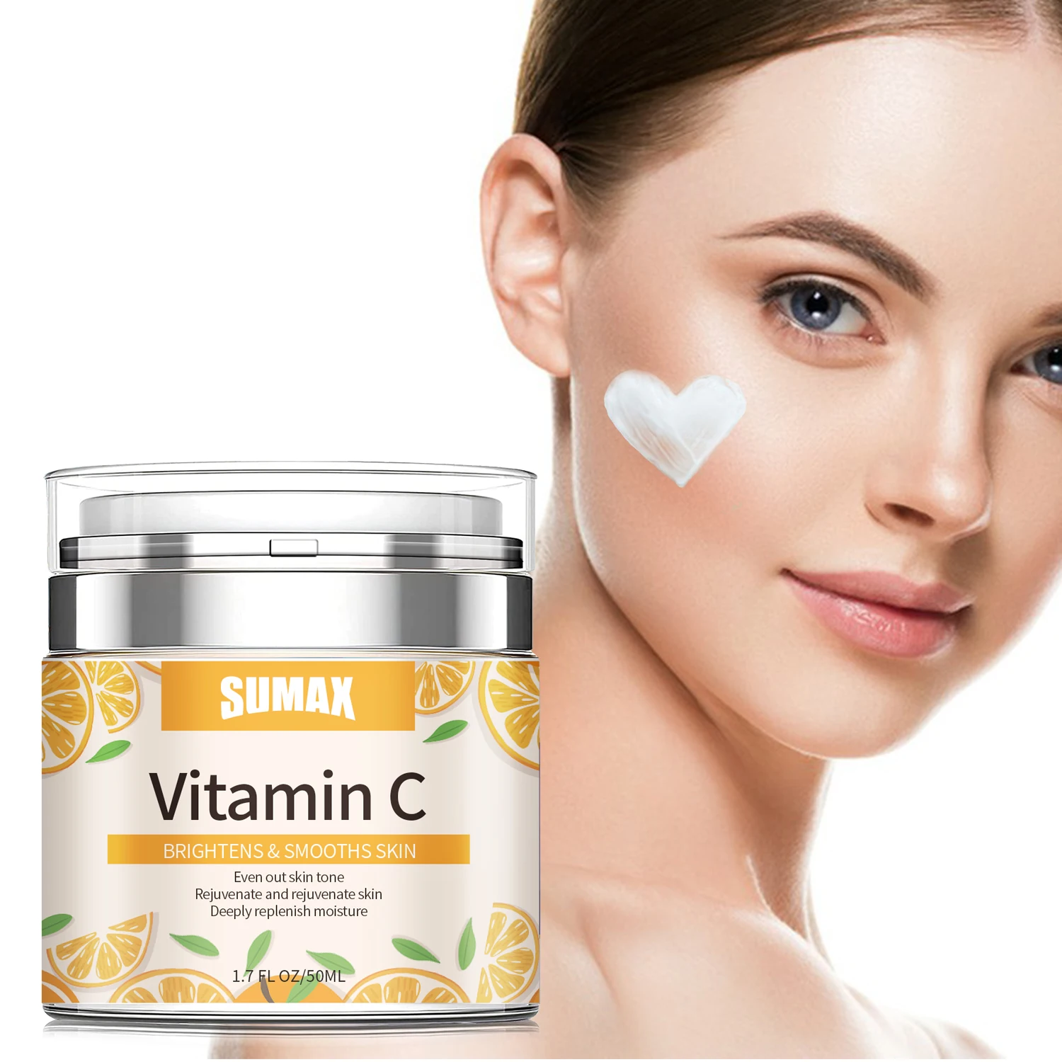 Sumax Whitening and Moisturizer Cream Reduce Vitamin C