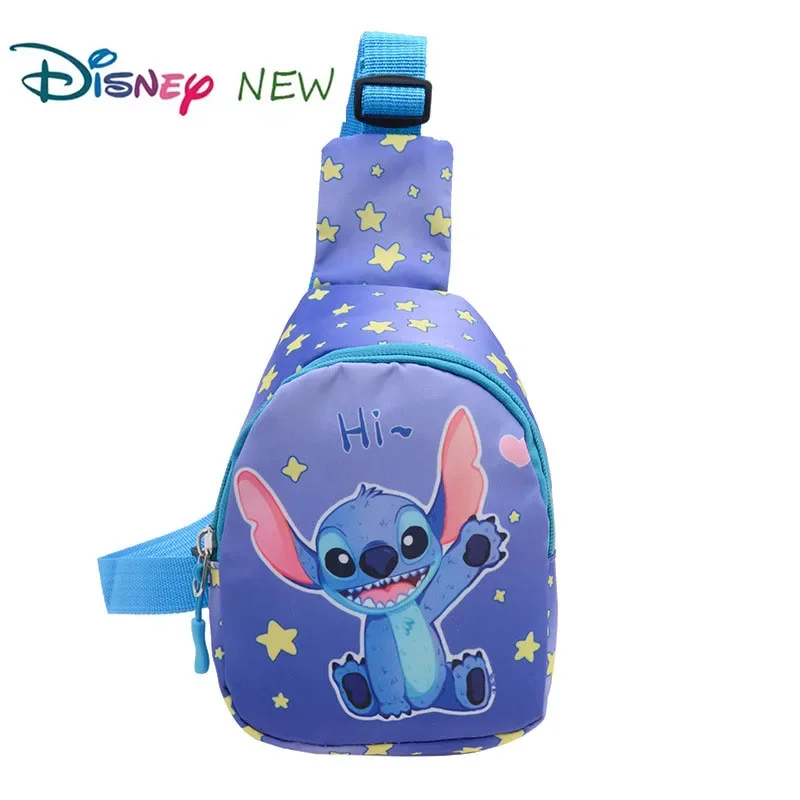 

Disney Stitch Bags Cartoon Children's Chest Bag Anime Lilo and Stitch Peripheral Backpack Boys Girls Kids Crossbody Bag Gifts