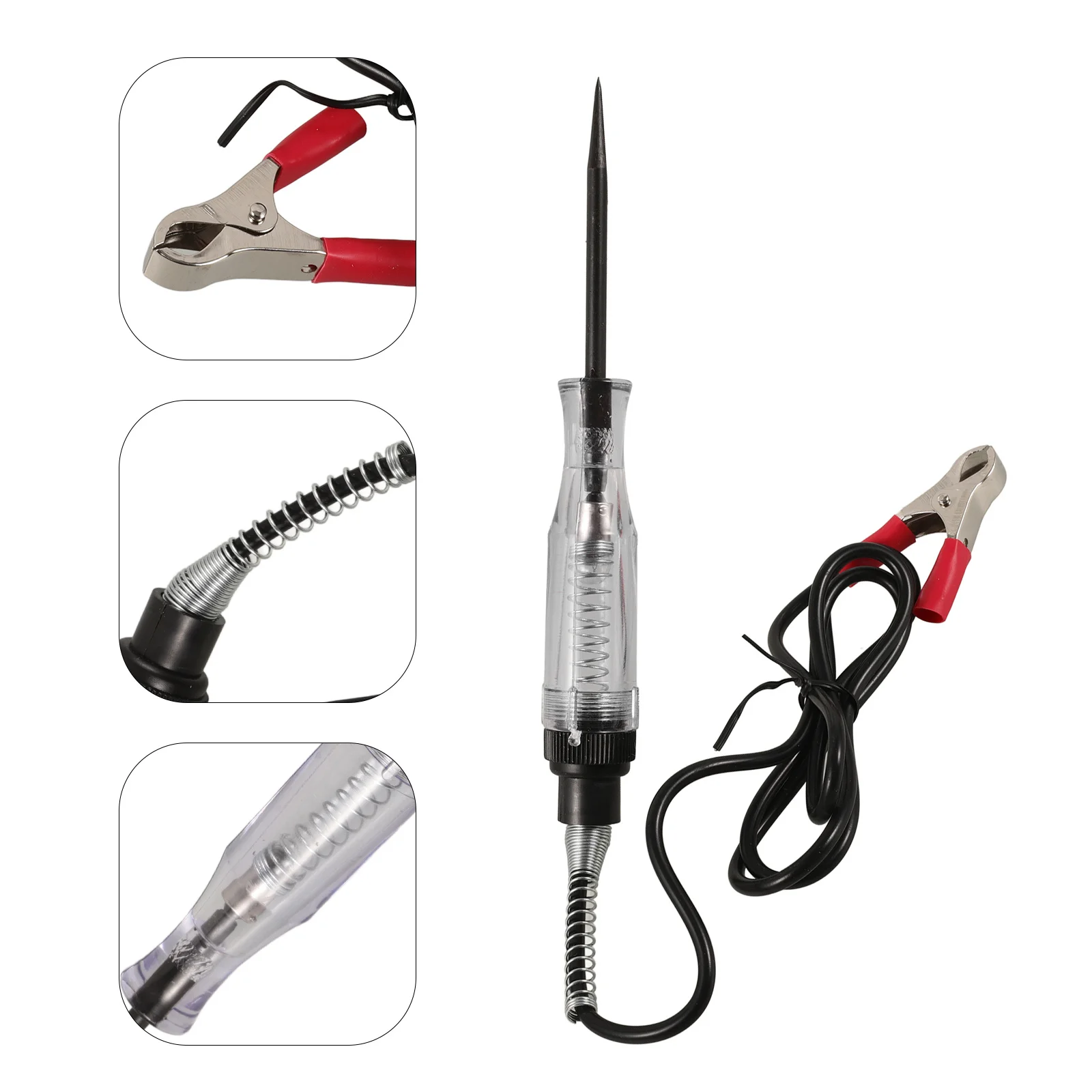 

Automotive Circuit Tester 12V 24V Electric Test Indicator for Car Electrical System Diagnostics Reliable Voltage Detection Tool