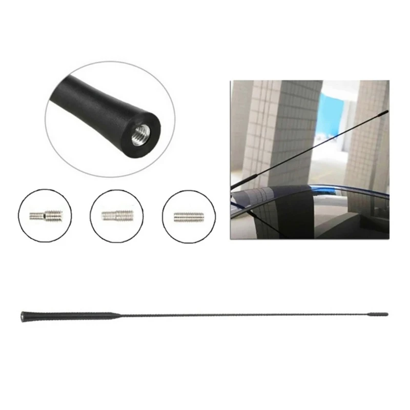 Car Stereo Radio FM Aerial Amplified Antenna with Screws Repair Part