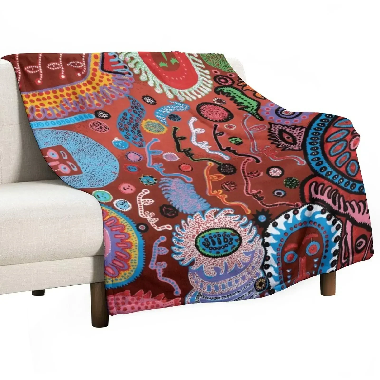 yayoi kusama fungus Throw Blanket For Baby Soft Beds Quilt Blankets