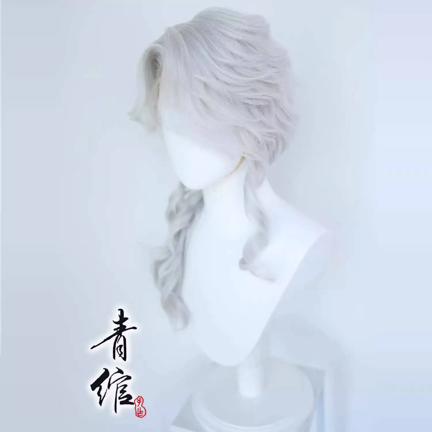 Identity V Frederick Kreiburg Silvery White Wig Cos Wig Cover Cosplay Halloween