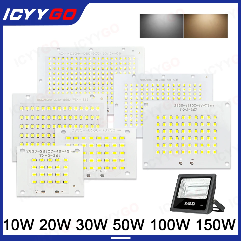 chip de led 10w 20 30 50 100 led smd 5730 chip pcb dc3032v led cob contas de lampada led luz de inundacao iluminacao ao ar livre holofotes diy 01