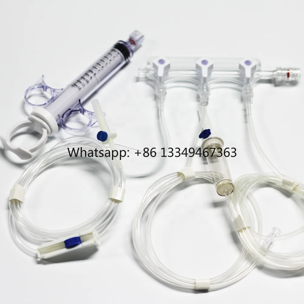 Disinfecting PC PE Cardiovascular Kit Single-handle Use 3-Port Manifold Set OEM/ODM Cost-effective