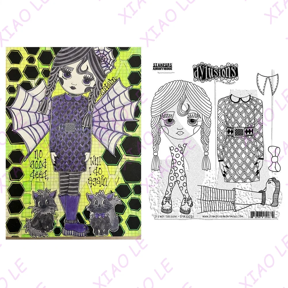 Going Batty Clear Silicone Stamps Diy Scrapbook Diary Decoration Embossed Paper Card Album Craft Template New Arrival