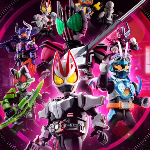 Blokees Kamen Rider 애니메이션 주변 장난감, Faiz Kabuto Drive Kaixa Galaxy Vol.2 이동식 모델 피규어 컬렉션 블라인드 박스