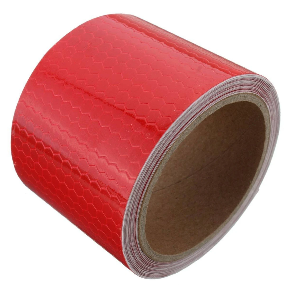 5cm x 3m Klebeband Warnband Reflektor band Sicherheits band, rot