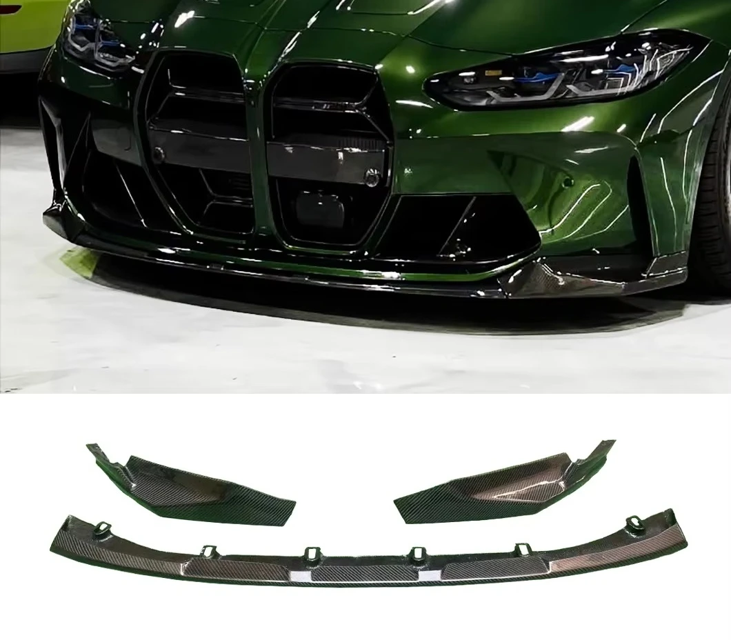 

PU-Design Dry Carbon Fiber Front Lip for M3 G80 M4 G82 G83 Bumper Upgrade MP Style Body Kit Flawless and Durable Hot Sales