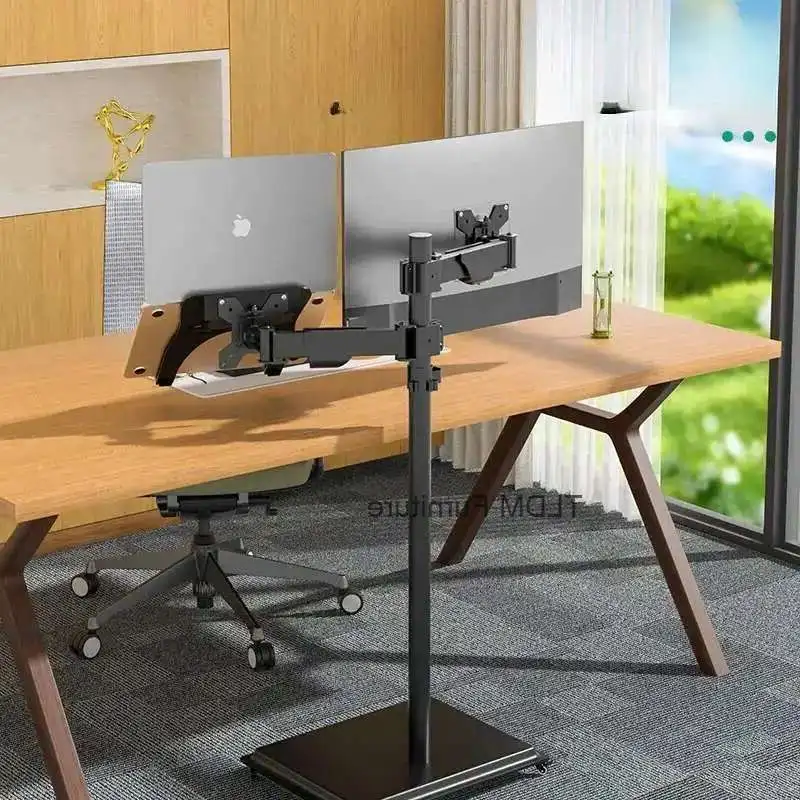 

Мобильный напольный офисный подъемный стол, держатель для клавиатуры, подставка для монитора, подставка для ноутбука, увеличивающая высоту рычаг Escritorio Para Compuradora
