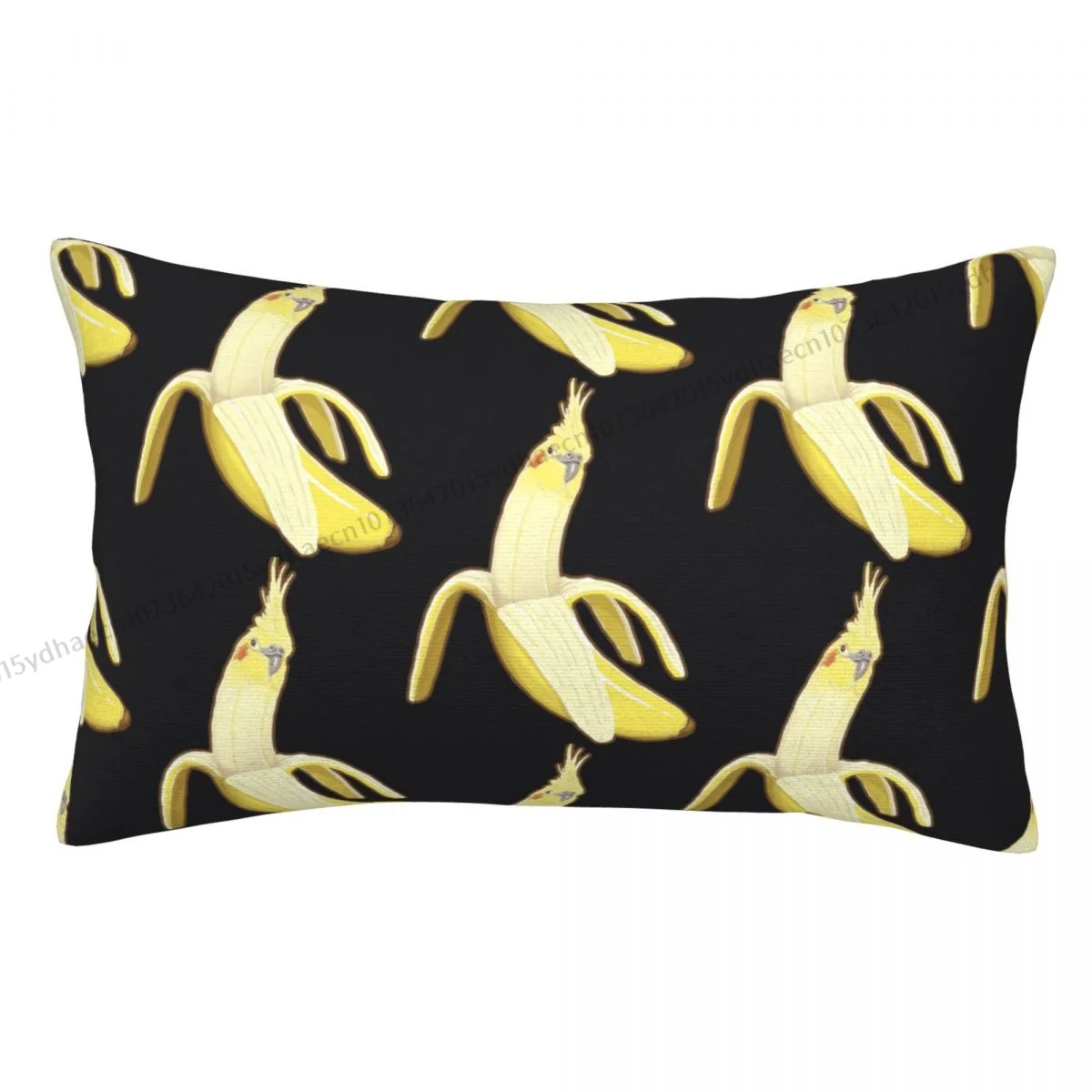 Bananaaaa Cojines Pillowcase Animal Parrots Cockatiel Doodle Cushion Home Sofa Chair Print Decorative Coussin Pillow Covers