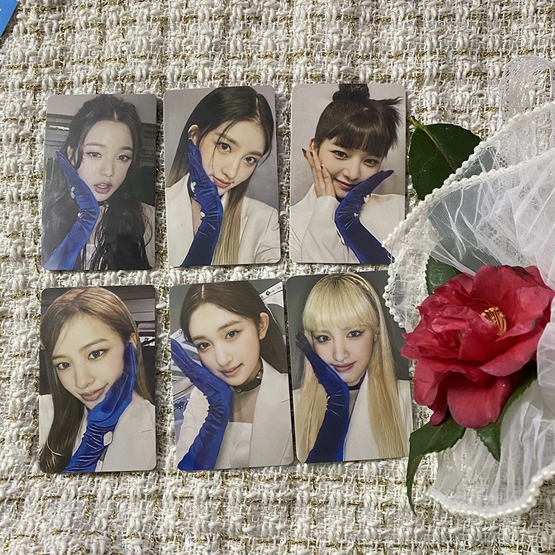 KPOP DAZED KOREA Photocards 6PCS/SET Double-Sided LOMO Cards YUJIN REI LIZ WONYOUNG GAEUL Postcards Fans Collectibles I34