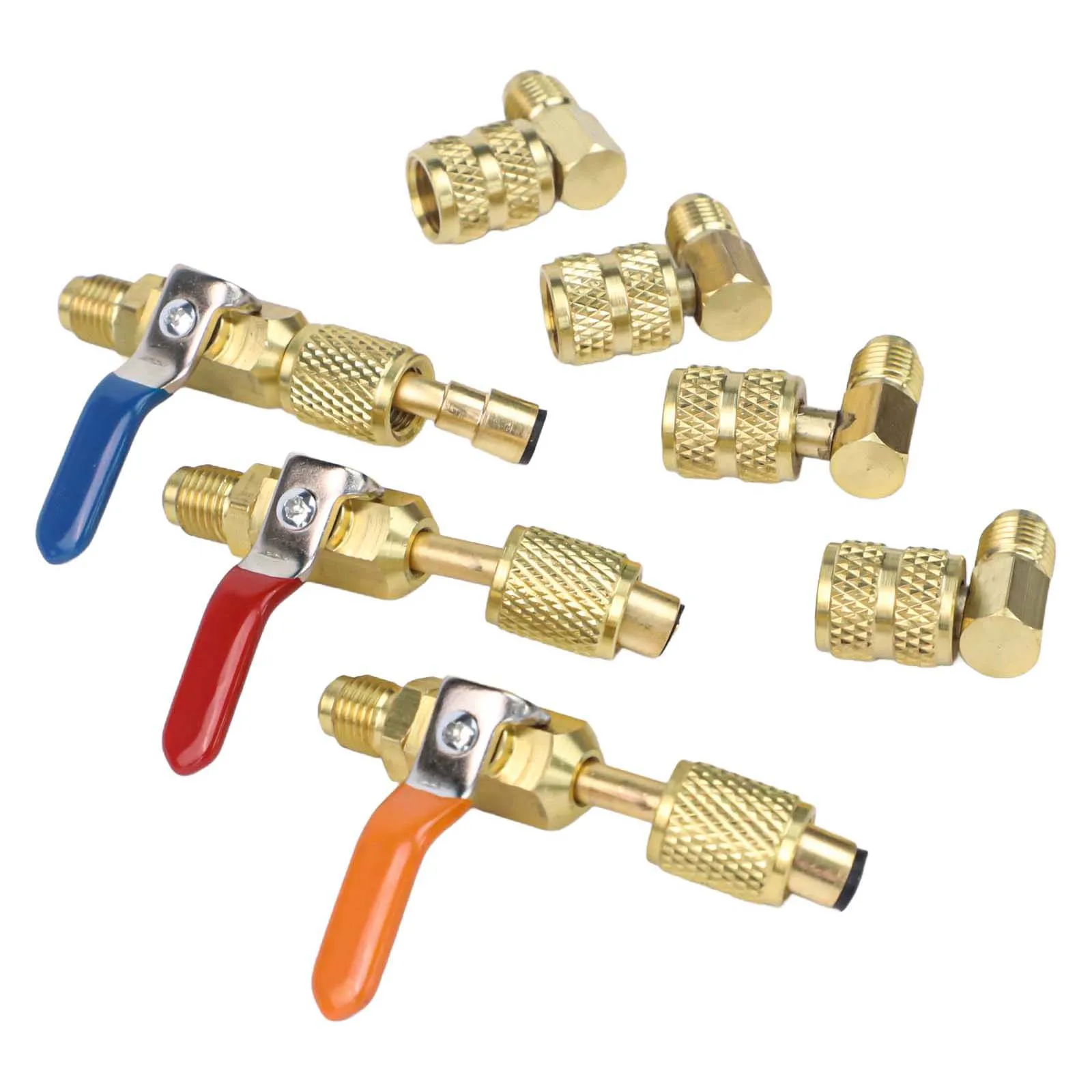 

Compact Valves Ball Valve Set Air Conditioning Repair Air Conditioning Maintenance Kit Compact Valve User-Friendly Installation