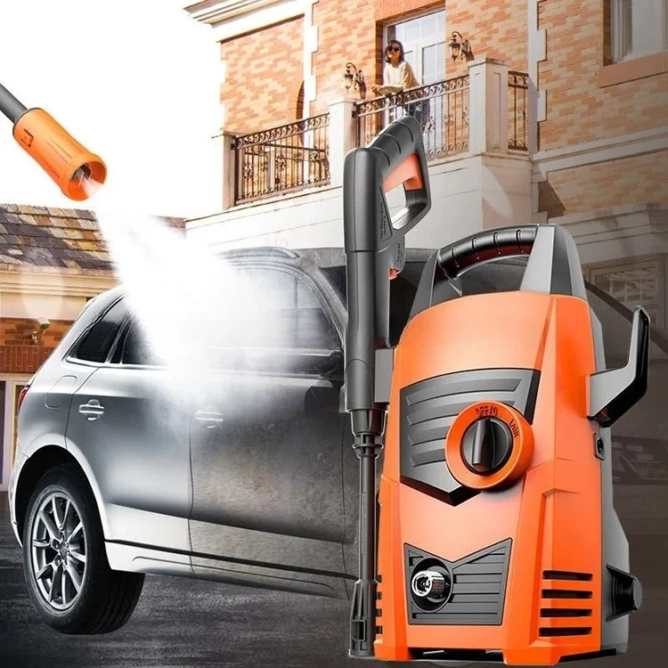 New 220V High Quality Car Washing Machine 1600W Haute Pression Automatic Car Washer High Pressure Cleaner with Foam  u n