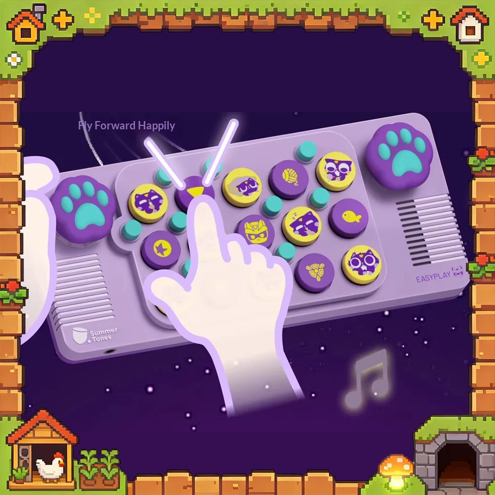 Cubyfun Kxcr Music Keyboard Massive Music Scores Can Be Played In All Tunes Entertainment Keyboard Wired Wireless MIDI Output