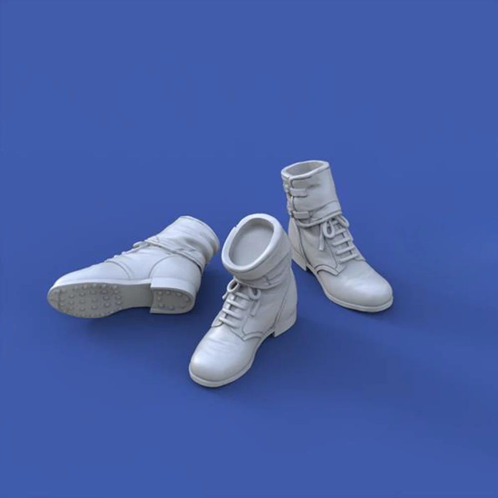 

1/35 пехотные сапоги времен Второй мировой войны, модель солдата из смолы, военная тема Второй мировой войны, комплект в разобранном и неокрашенном виде