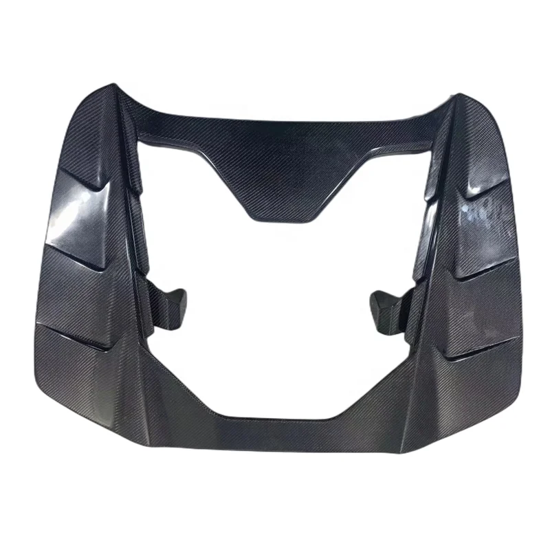 

M style carbon fiber transparent rear Hood Engine cover 488 spider