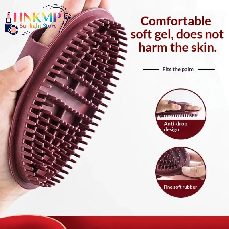 Universal Silicone Meridian Massage Brush, Five Elements Body Scraping Tool, Handheld Massager Leg Body Relaxation Beauty Care