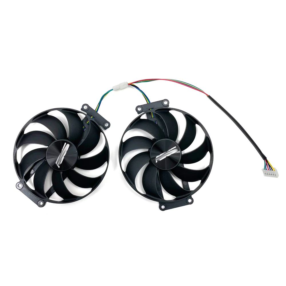 Ventilador de refrigeração para ASUS, T129215SU, RTX 2060, SUPER 2070, GTX1660 Ti, DUAL EVO, OC RTX2060, ventiladores de placa gráfica, 2 peças