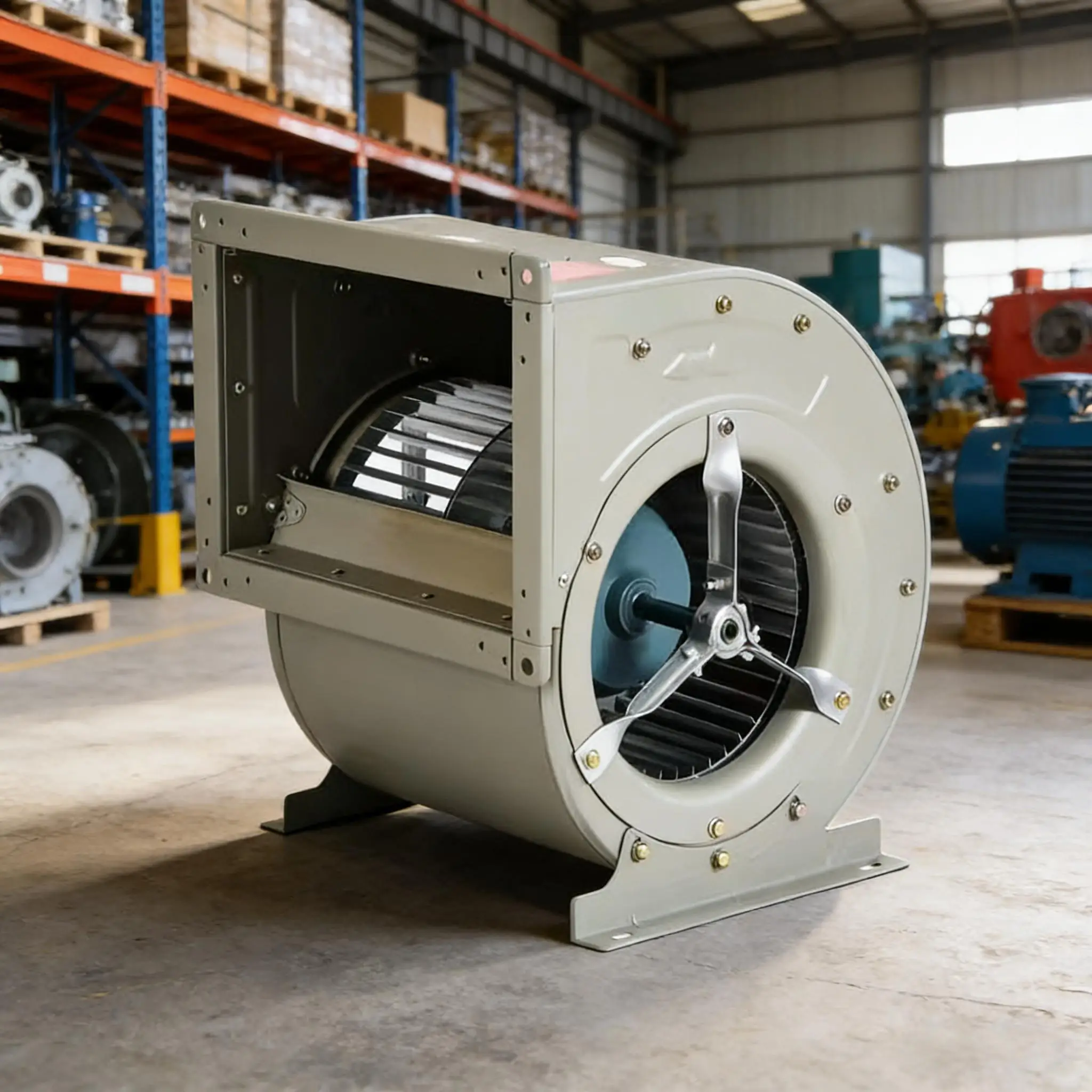 Exhaust purification machine Exhaust fan OEM 380V/220V AC/DC motor, suitable for kitchens and mines