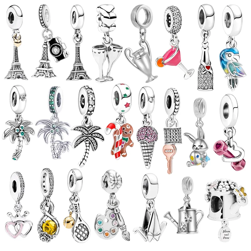 

Hot Sale Tower Coconut Shu Multiple series Charm Bead Pendant Applicable to Original Plating Silver Jewelry&DIY Making Fine Gift