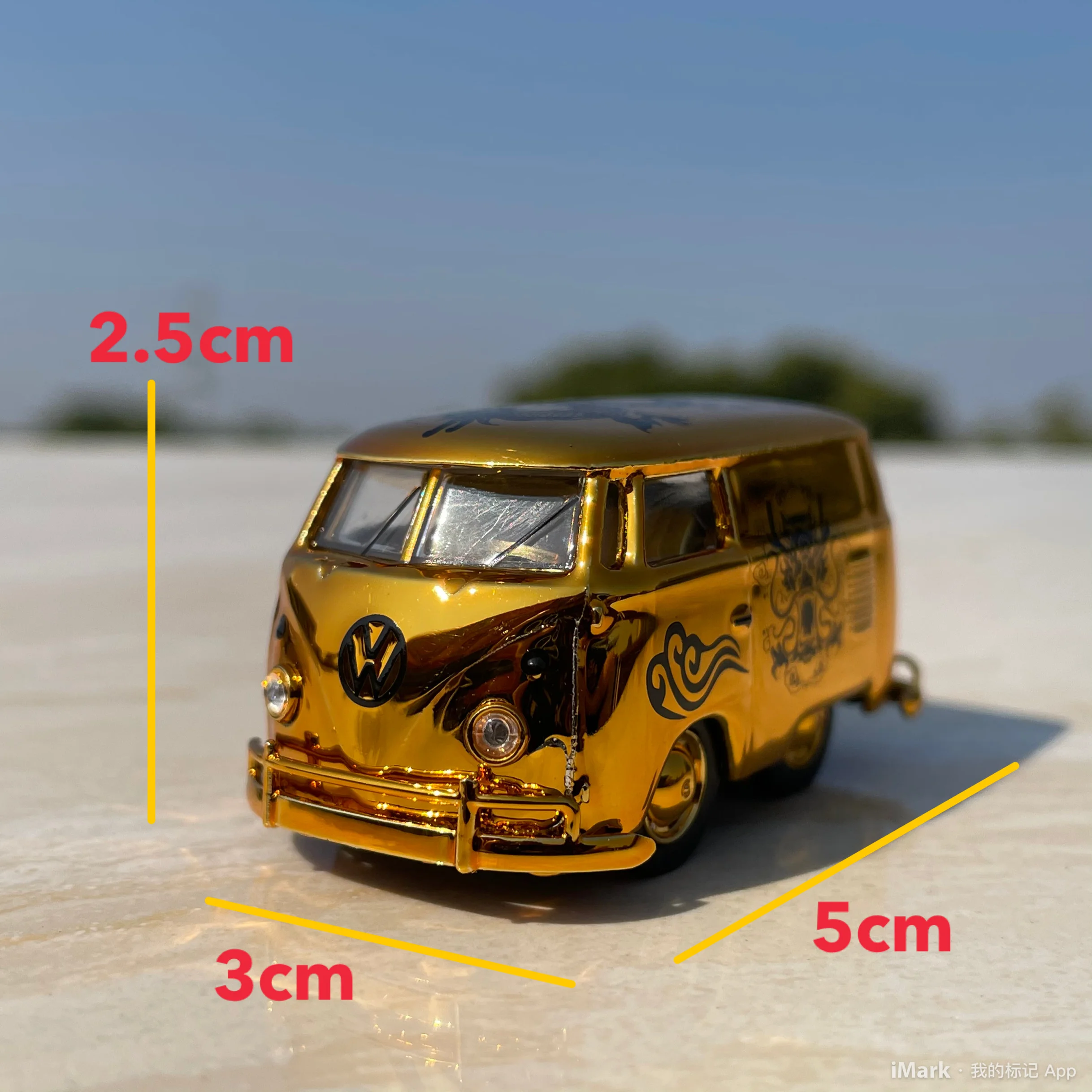 Diecast in scala 1:64 Volkswagen T1 furgone modello di auto in lega giocattolo da collezione regalo souvenir display ornamento
