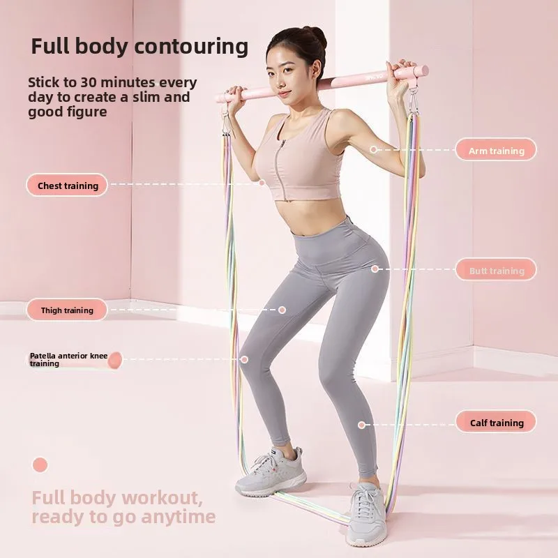 

Resistance Bands for Women - Home Workout Set for Glute, Back, Chest & Shoulder Toning, Booty Building.