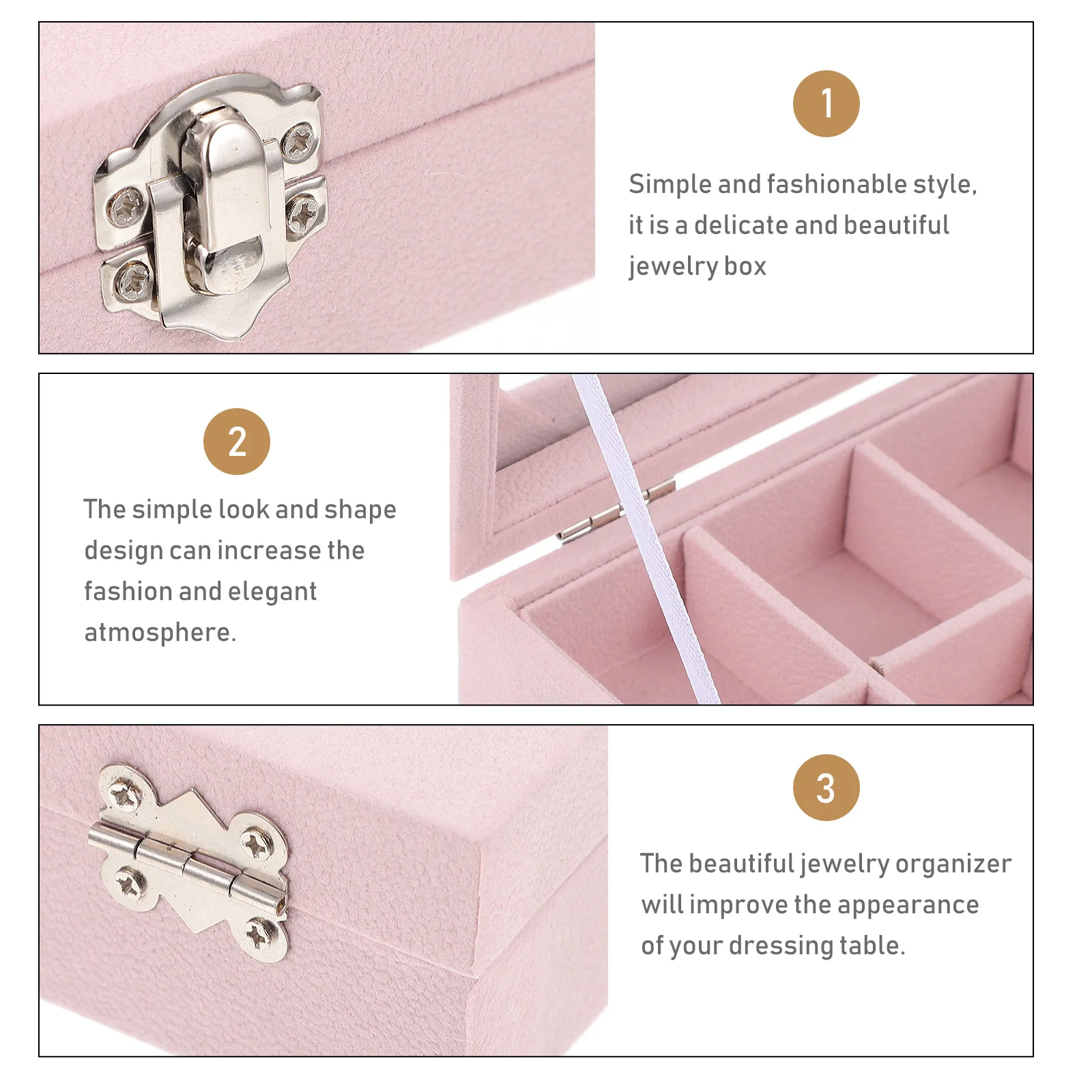

Ear Ring Display Box Simple Style Jewelry Storage Organizer Multi-Compartment Home Jewelry Case Earring Storage Box Transparent