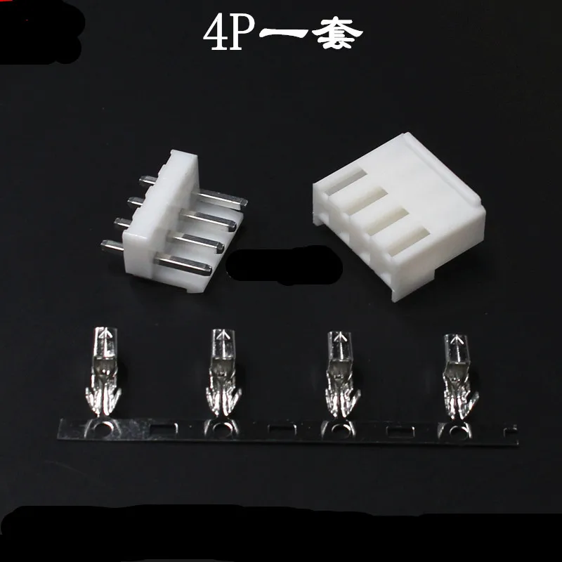 50 Sets VH 3.96mm Connector 2 /3/4/5/ 6/7/ 8/9/10Pin Housing/Base/Pins Male Plug + Female Housing + Terminals VH3.96 Connector