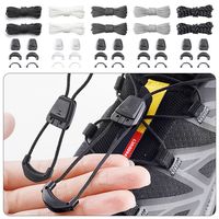 1Pair Without Ties Quick Lace Kit Round Tennis Creative No Tie Shoelaces Running Sneakers Shoelaces for Salomon Shoe Accessories