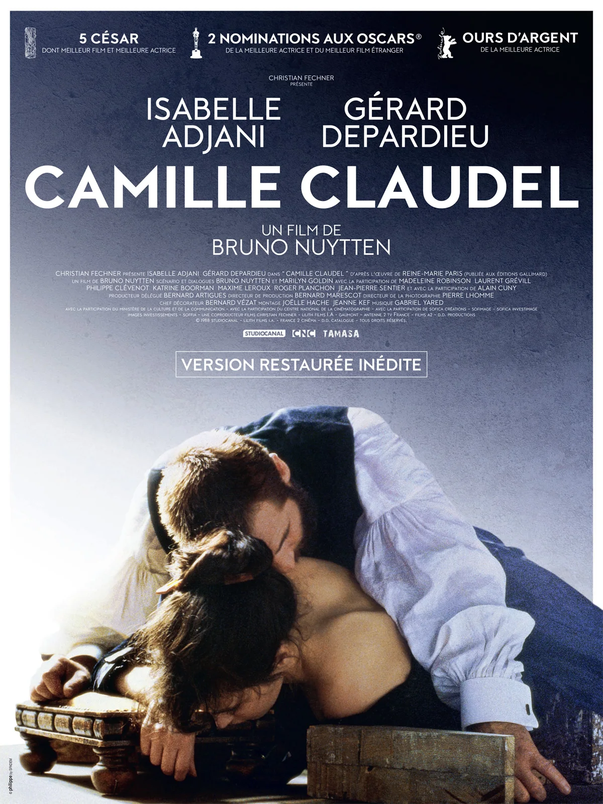 Movie Camille Claudel (1988)  Film Poster Canvas Painting Wall Art Pictures Bar Pub Club Home Interior Decor