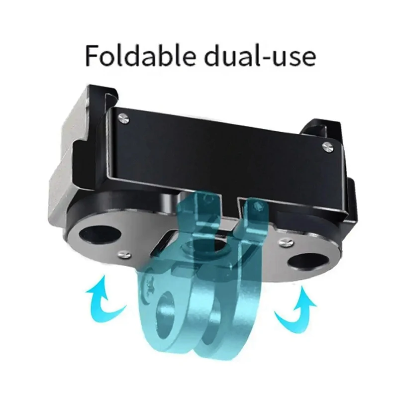 Quick Release Bracket para Dji Osmo Pocket 3, Quadro de Expansão, Handheld Gimbal, Acessório Câmera Ação, Black Metal, 1 Pc