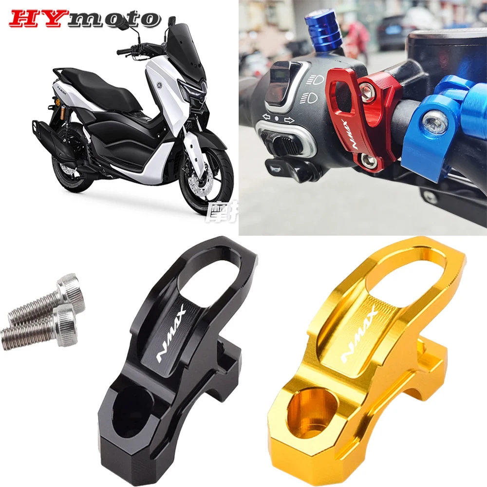 For Yamaha Nmax 125 155 NMAX125 NMAX 155 N-max 155 250 2024 Helmet Hook Holder Clamp Bracket Motorcycle Accessories CNC Aluminum